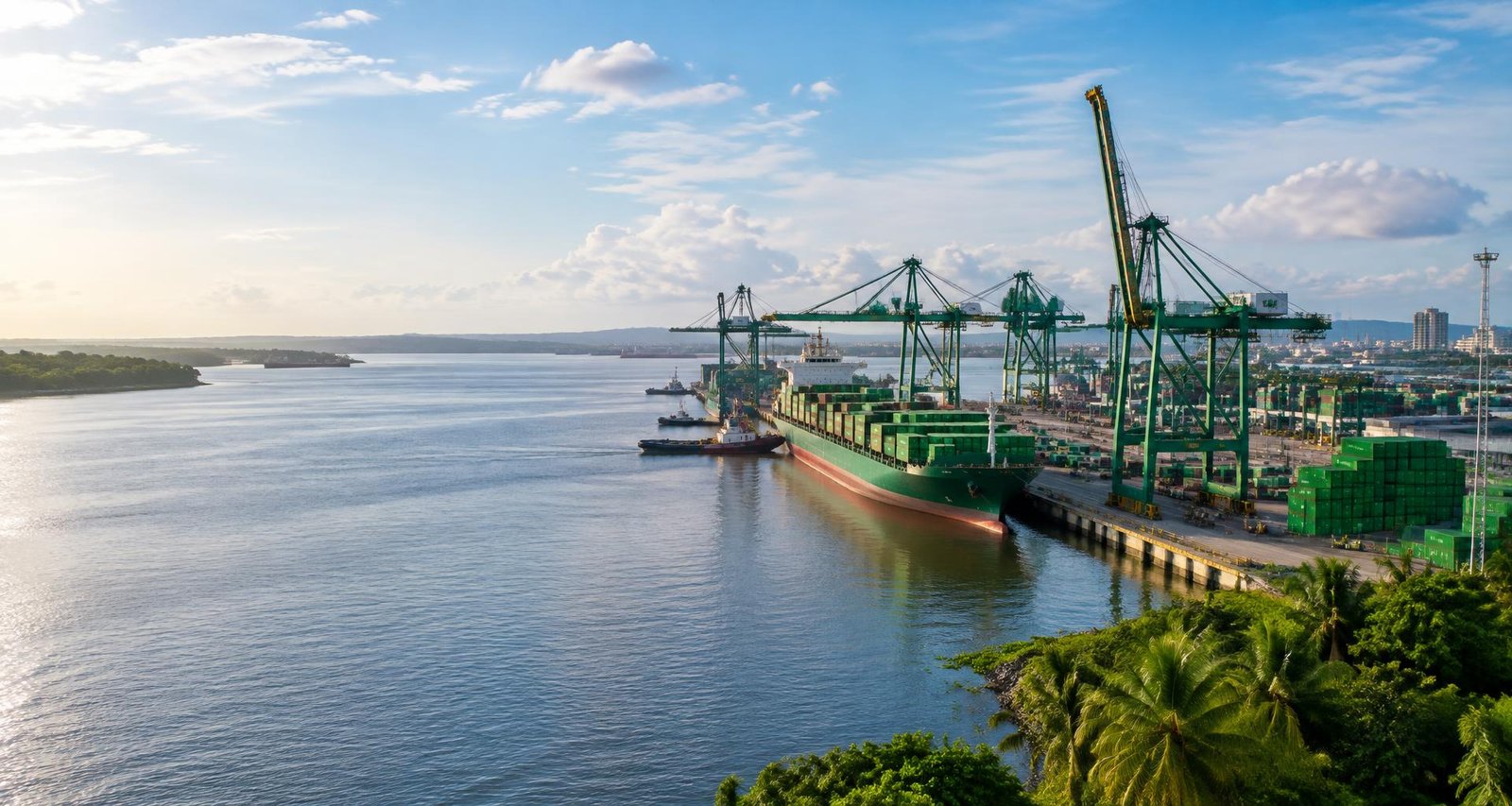 Port et importation à Douala